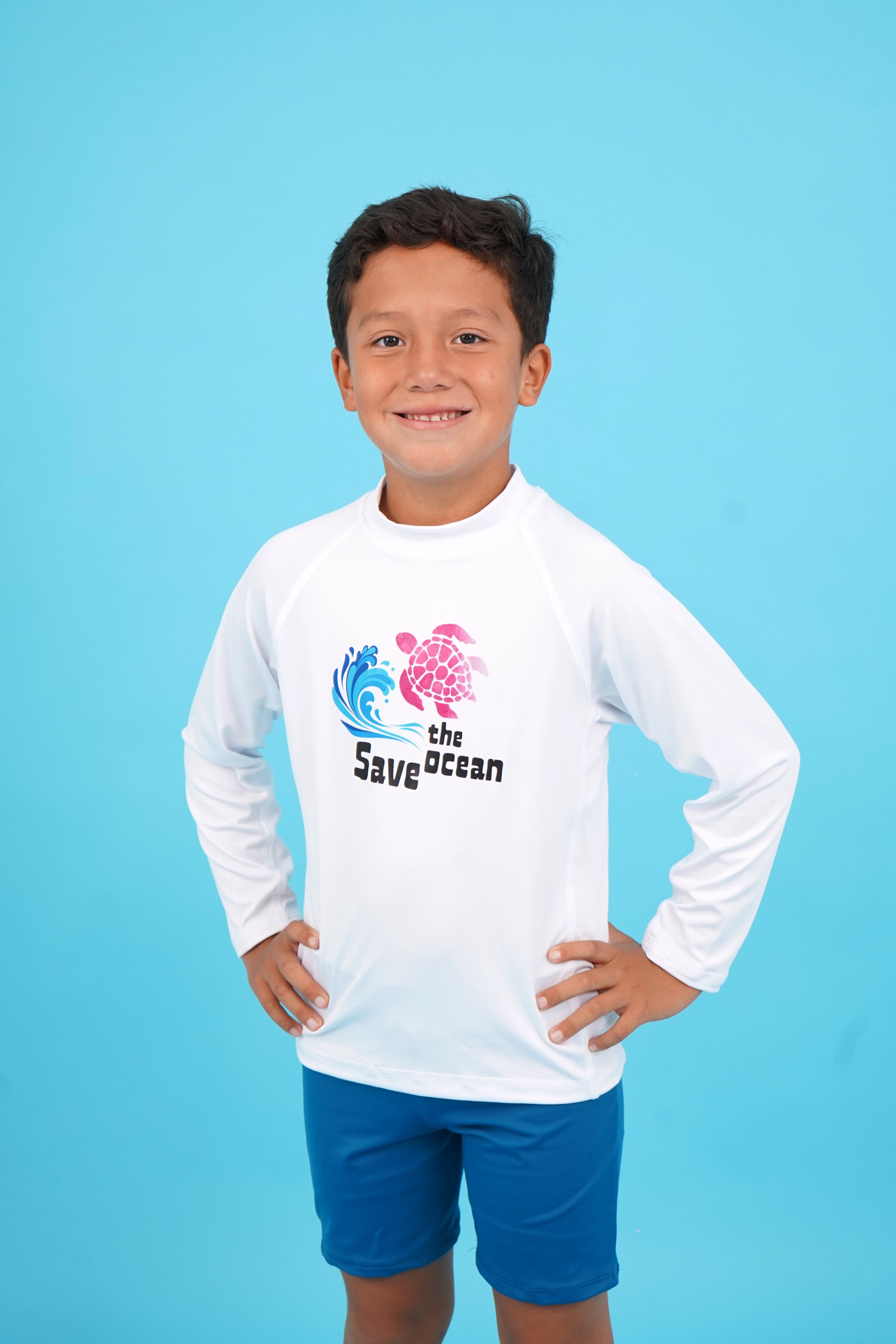 Playera manga larga Niño