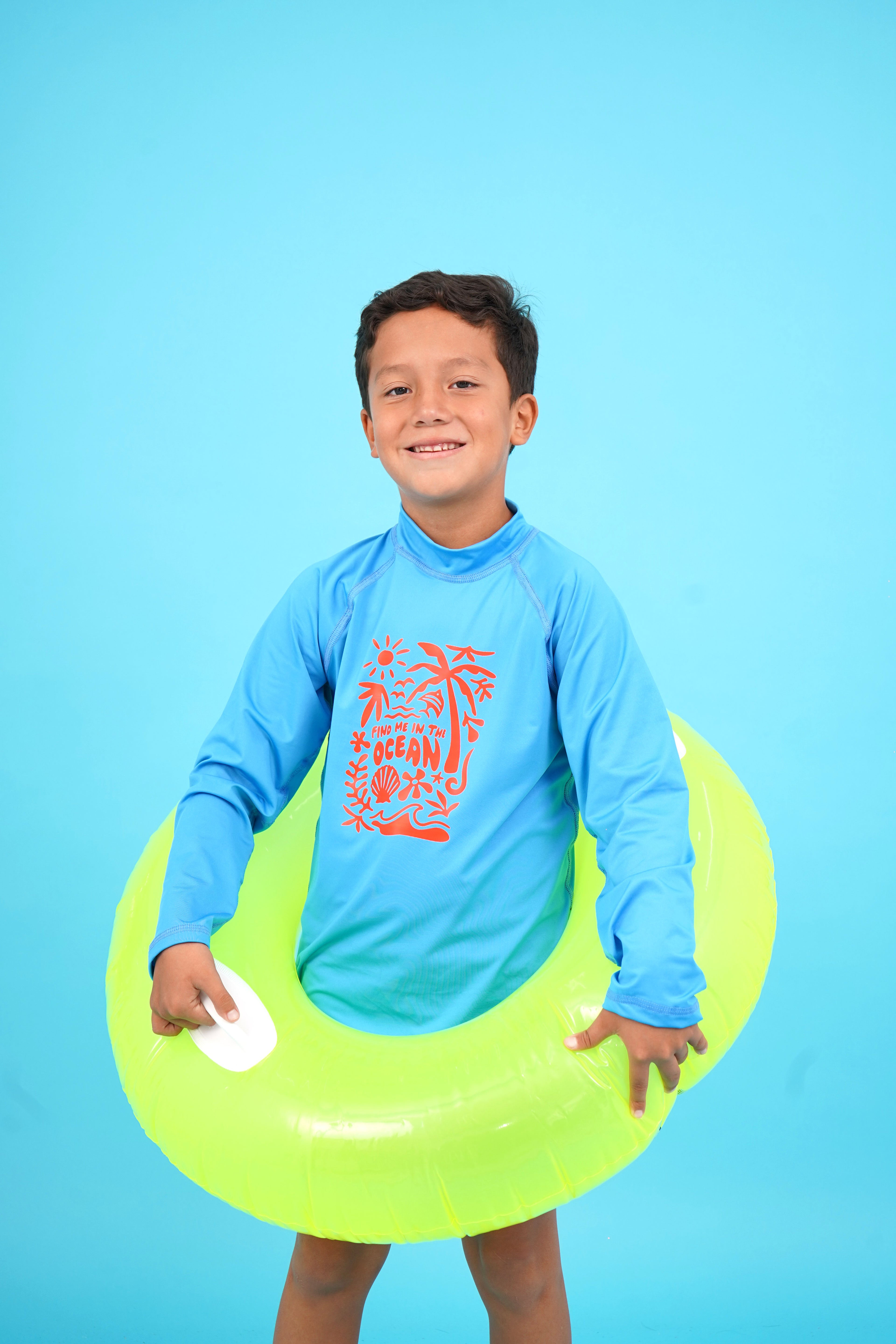 Playera manga larga Niño