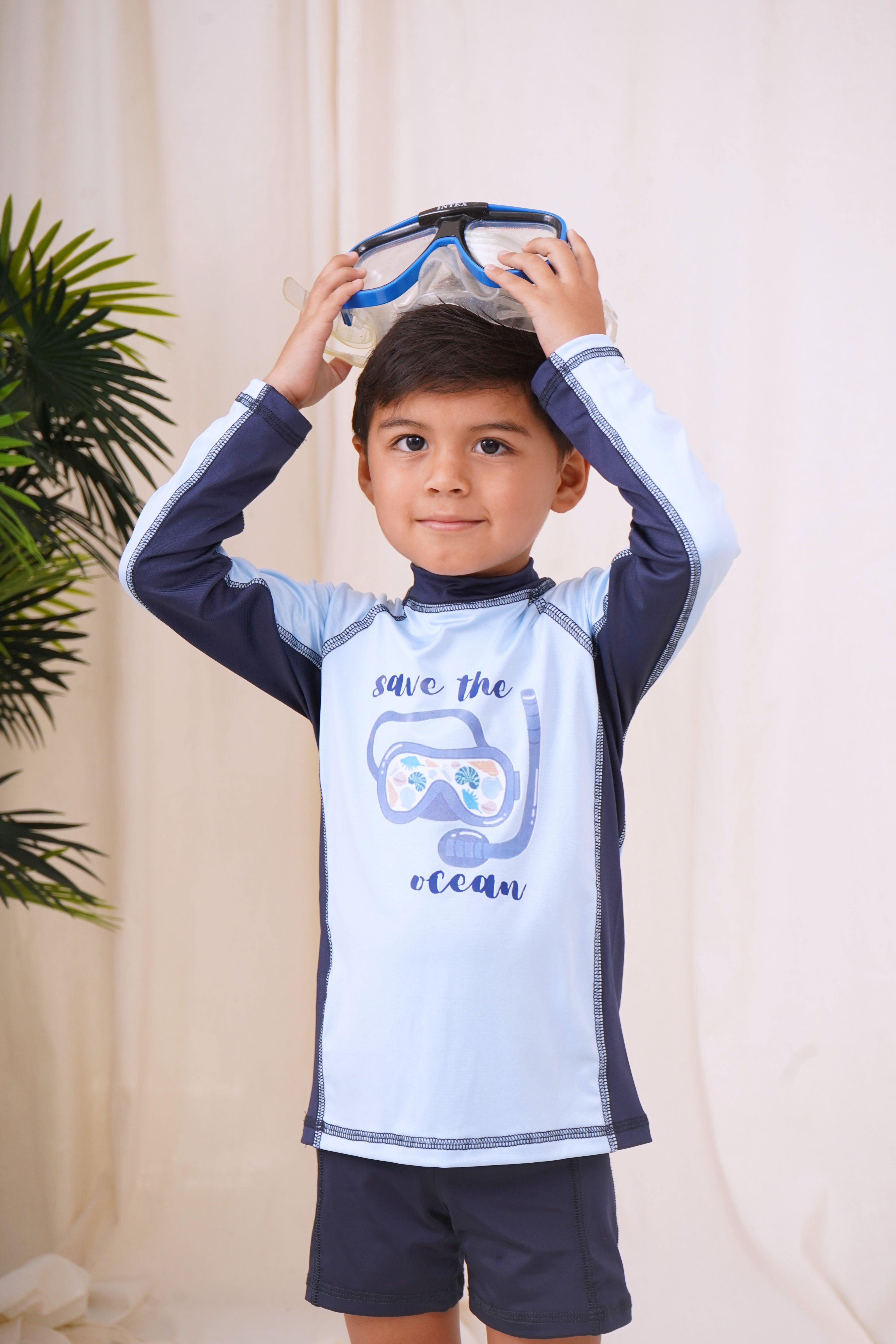 Playera manga larga Niño