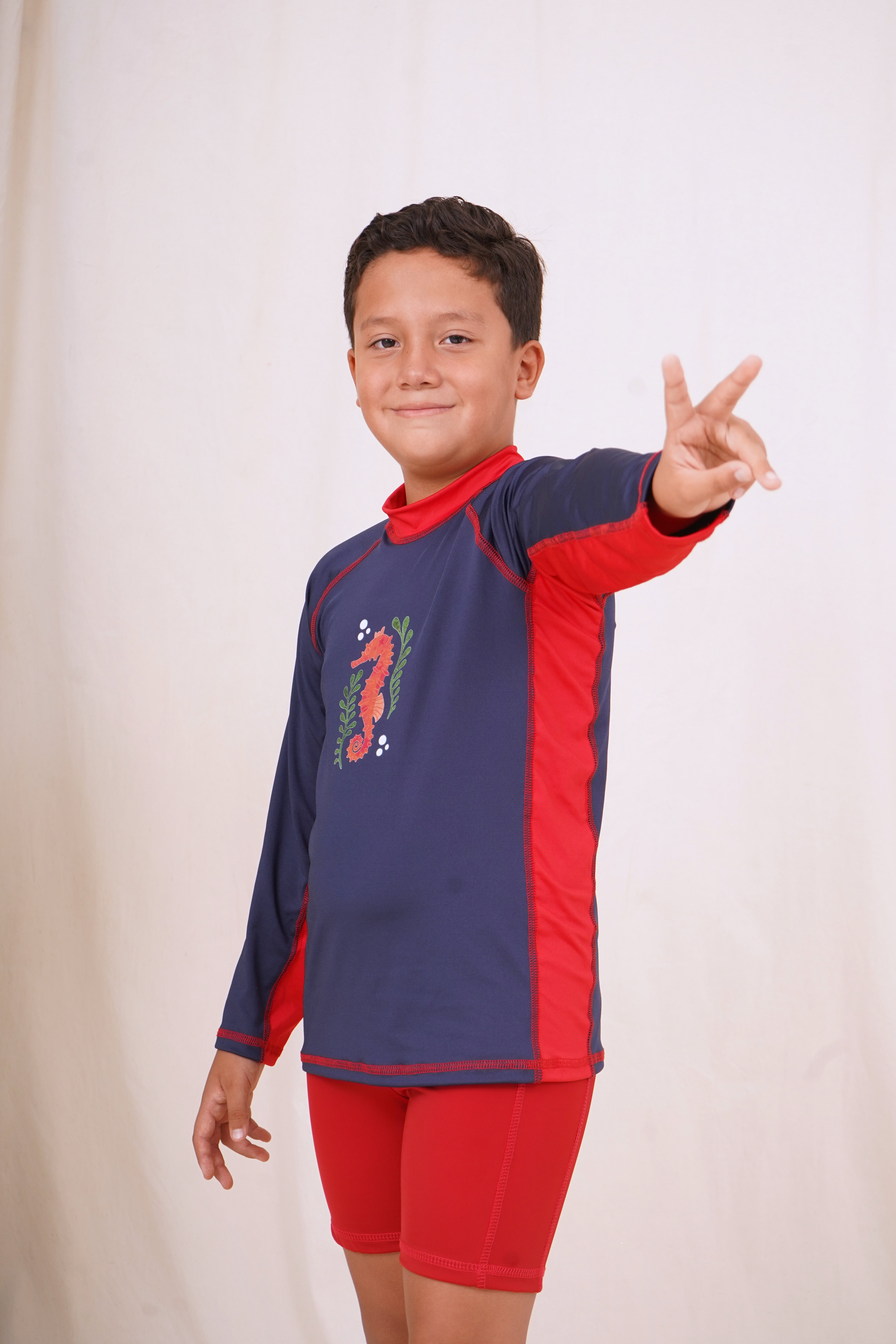 Playera manga larga Niño